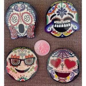 Destination Imagination Sugar Skull Pins Excellent DI 2016 Centerville Ohio